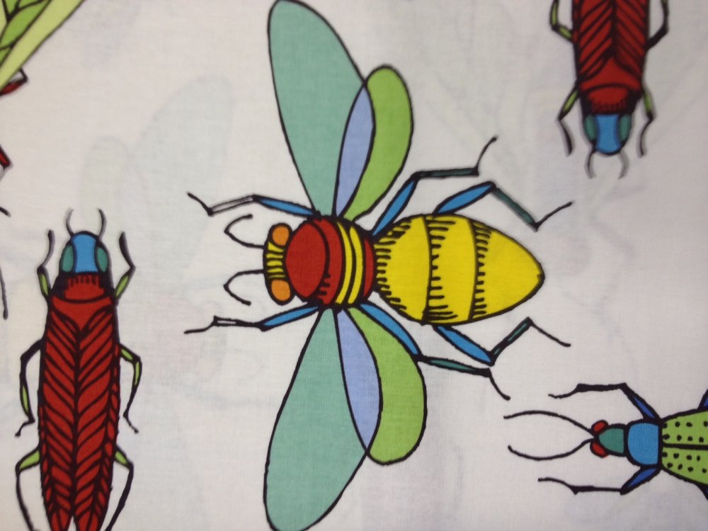 Bug Beetle Insect Jone Inc Cotton Fabric Quilt Fabric CR399