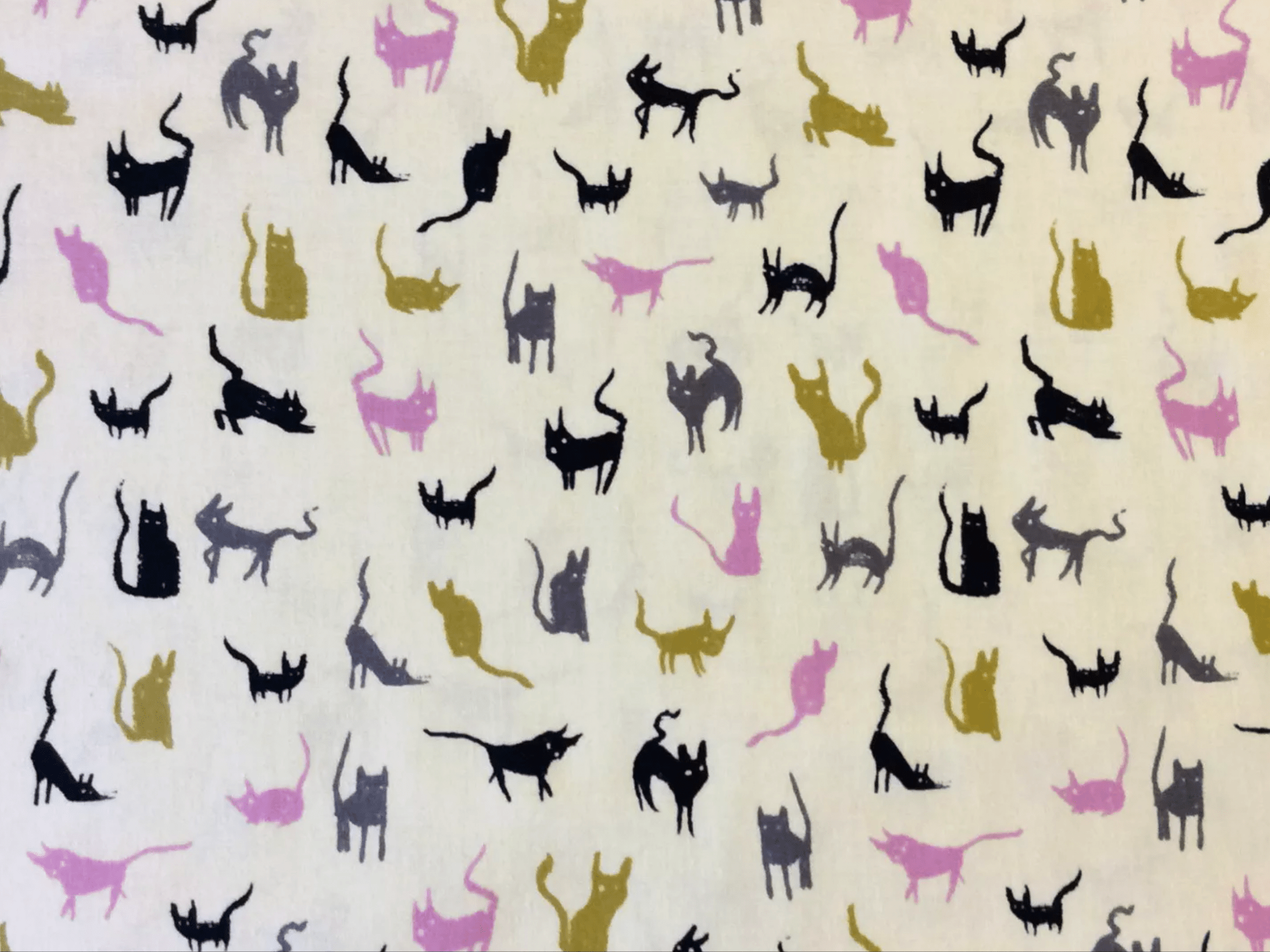 COTTON + STEEL Cats and Kittens Kitties Kitty Pet Home Animal Cute