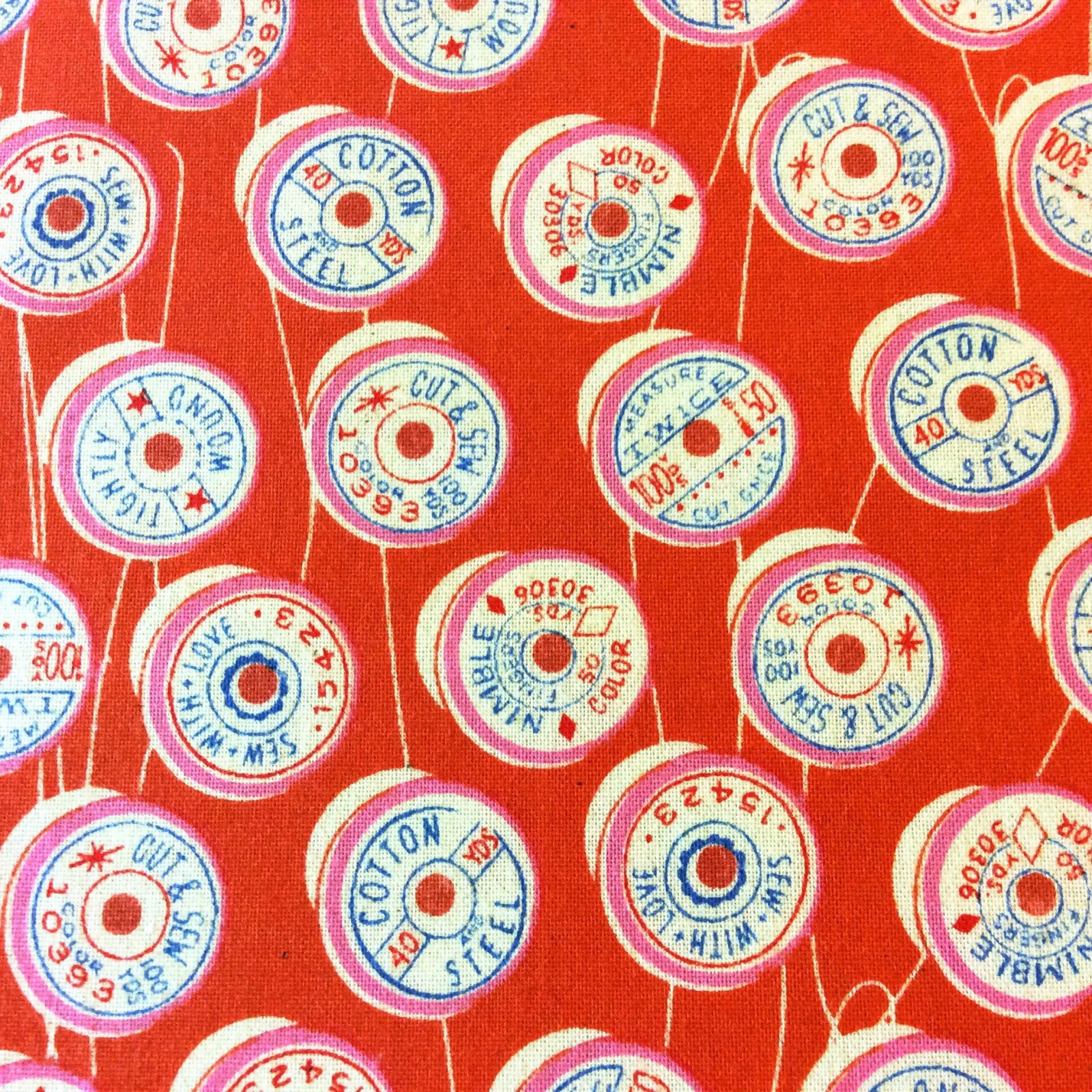 CTN74 Cotton + Steel Spool Thread Sewing Retro Vintage Sew Cotton Quilt