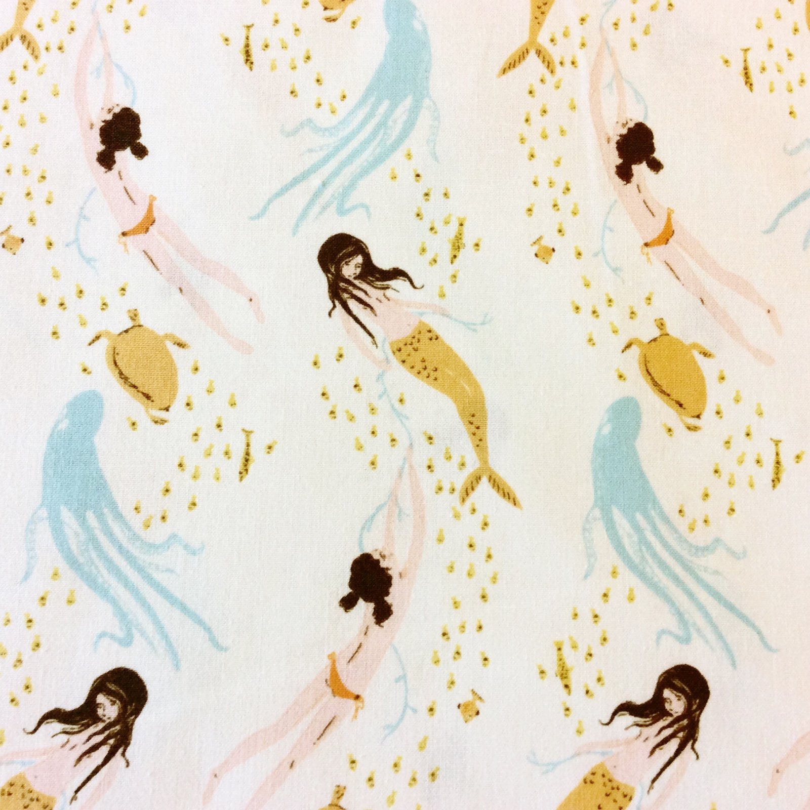 Heather Ross Mendocino Mermaid Dreamer Cotton Quilt Fabric Wi65