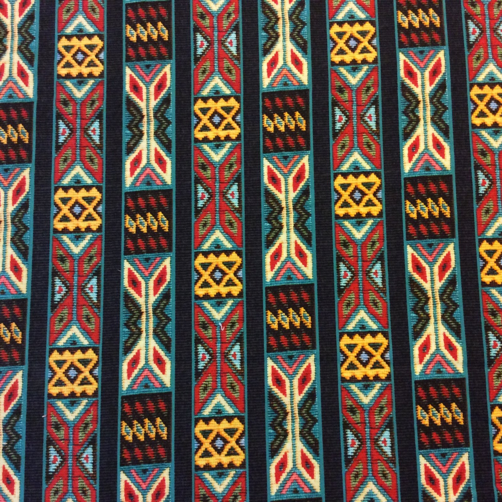 Aztec Stripe Pueblo Mesa Southwest Cotton Quilt Fabric MD18