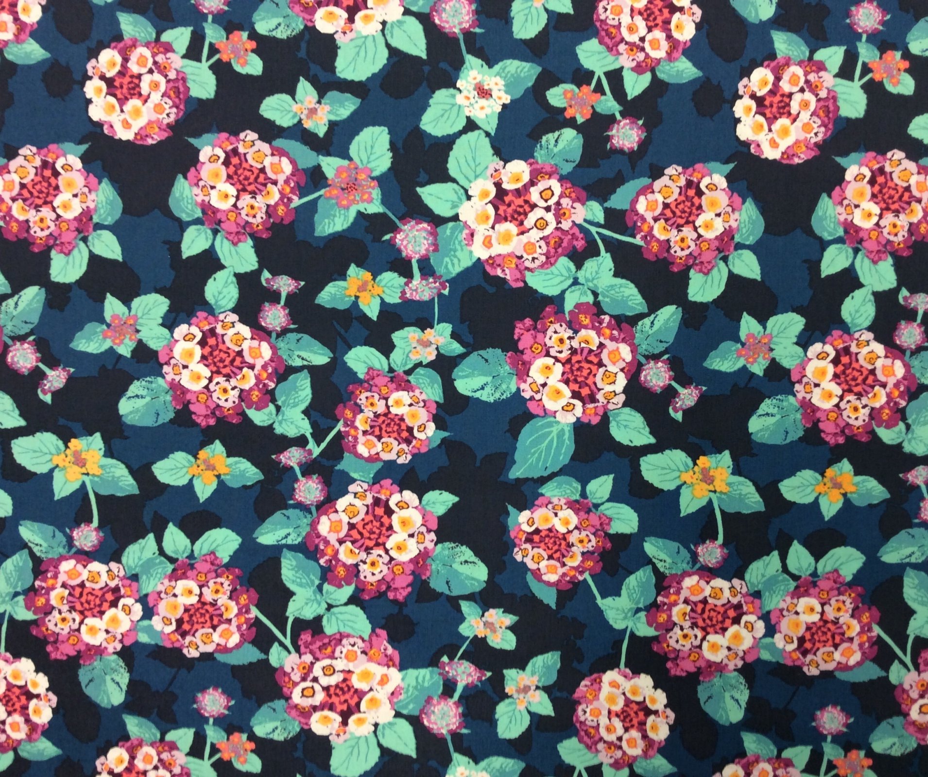 Retro Floral Aster Flowers Art Gallery Soft Cotton Quilt