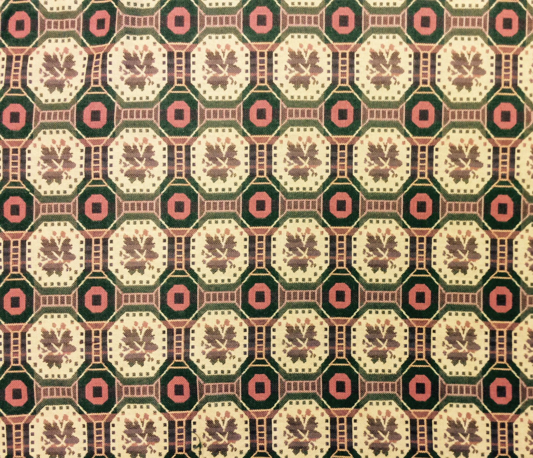 Clarence House Oak Leaf Tapestry Heavy Weight Wool Fabric Upholstery Fabric CLA199 LCH015