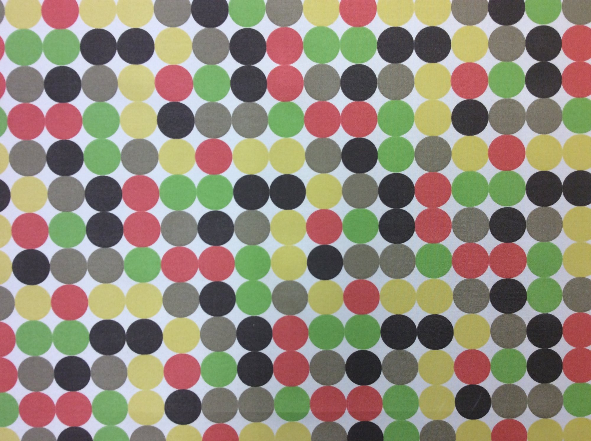 Dwell Studio Modern Bold Polka Dot Pastel and Gray Famous Maker Acrylic