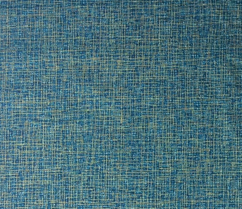 MD206 Burlap Faux Emerald Gold Metallic Crosshatch Quilting Cotton Fabric