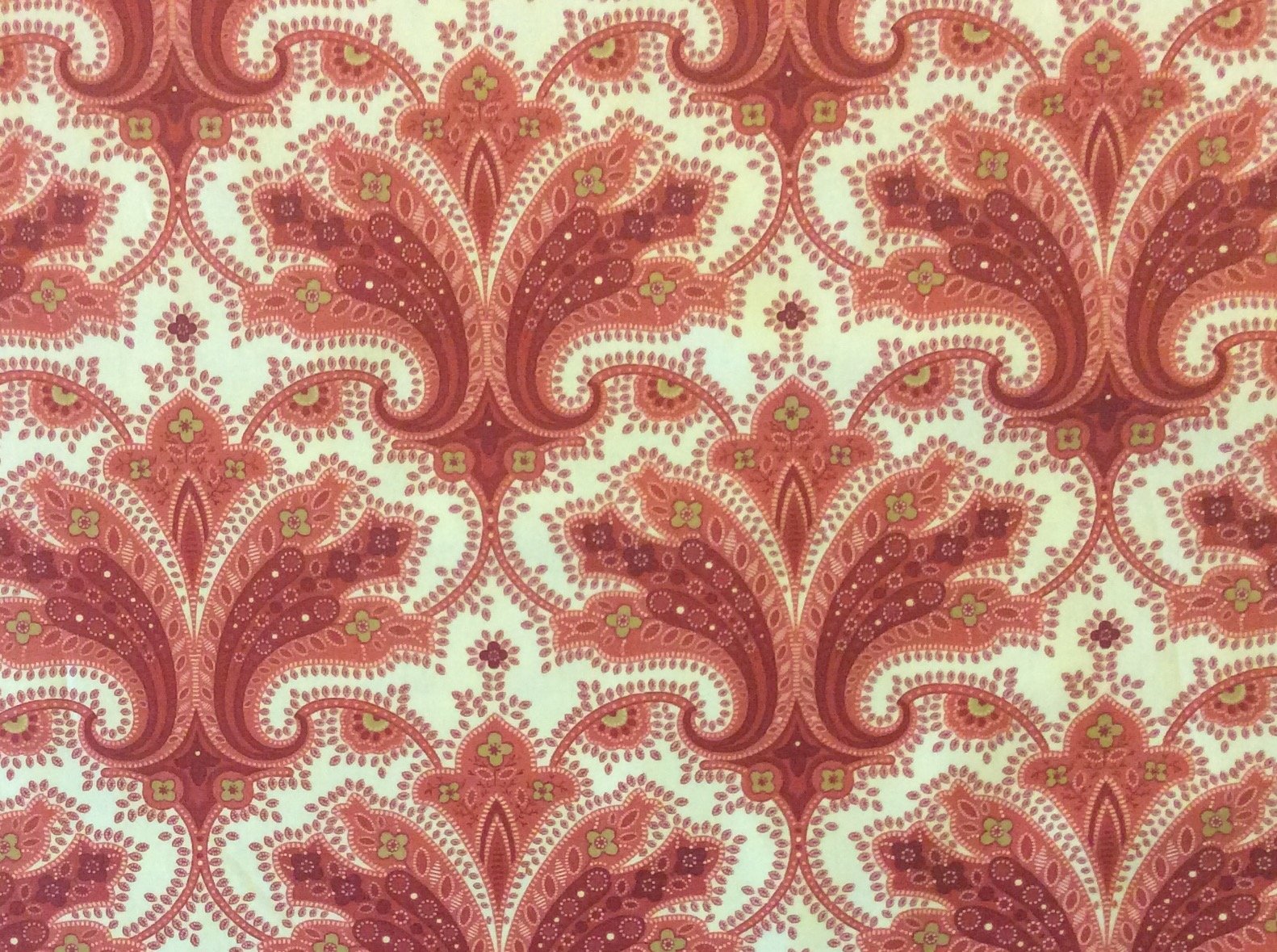 MO36 Floral Paisley Damask Kitsch Elegant French Country Quilting