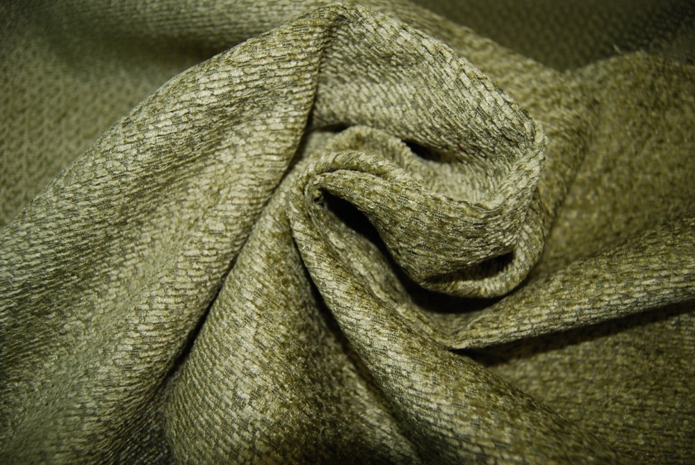 Genesis Textured Chenille Heavy Weight Upholstery Sage Green Moss Upholstery Weight Fabric LHD153C