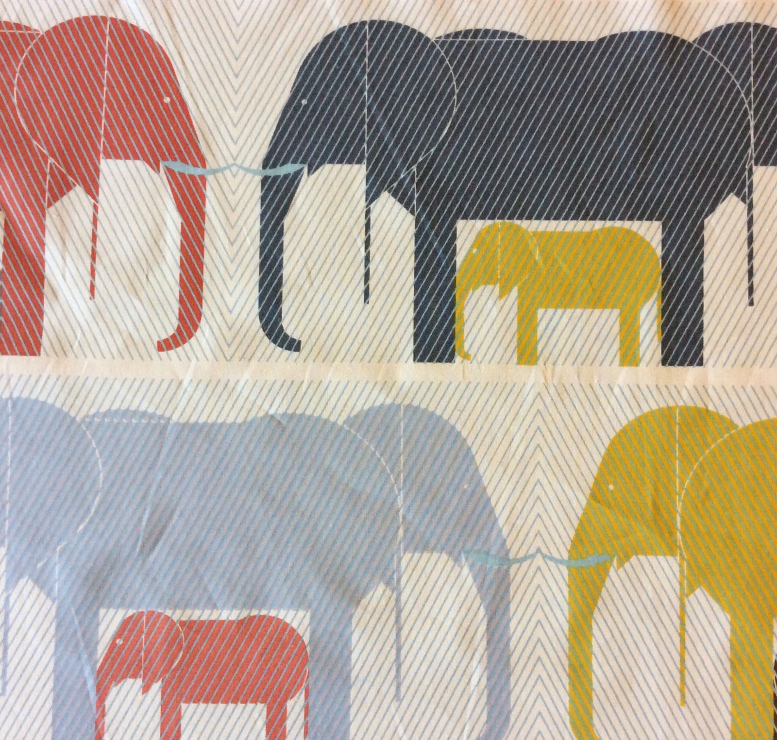 Charley Harper Charley Harper Elephant Zoo Baby Animal Organic Cotton