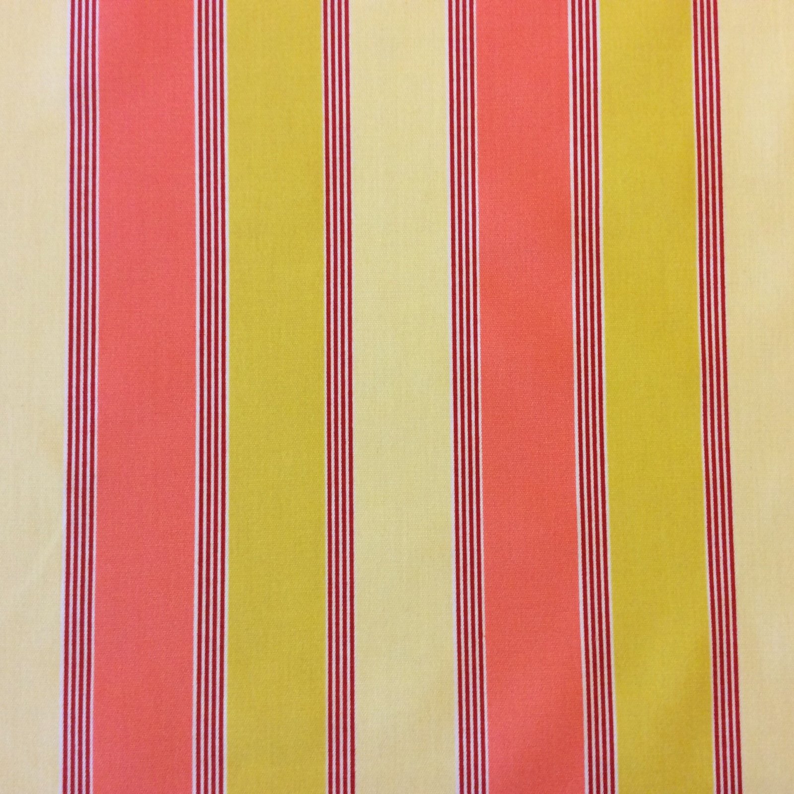 TWELVE YARD BOLT Classic Stripe Warm Striped Geo Patio Awning Indoor