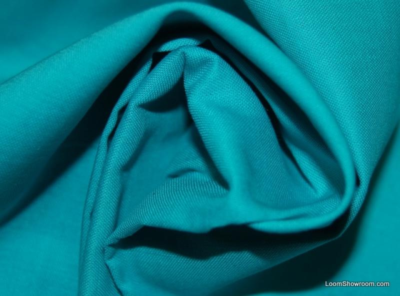 Teal Solid Cotton Fabric Quilt Fabric AC013