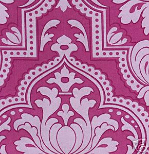 Mod Girls Moorish Tile Retro Wall Paper Floral Fluer Lotus Quilt Cotton