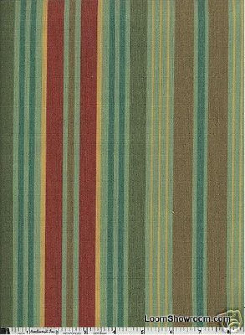 Classic Stripe Sea Blue Tan Stripe Soft Neutral UPH Outdoor Fabric S90