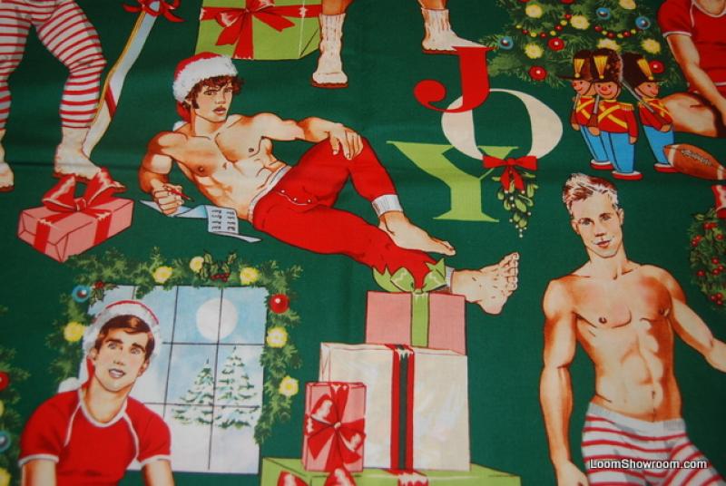 Sexy Pin Up Handsome Hunks Alexander Henry Stocking Stuffer All I Want