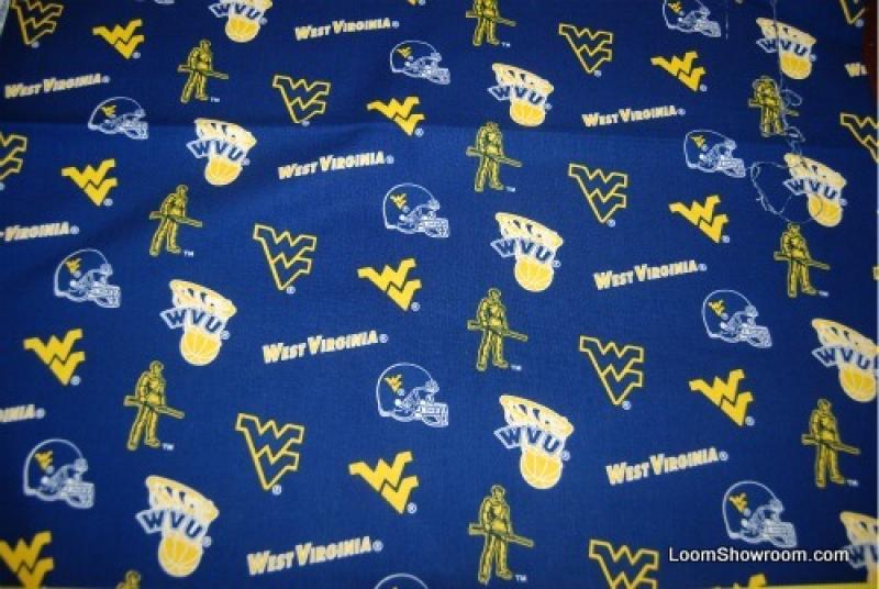 WVU West Virginia University College Sports Alumni Team Spirit Cotton