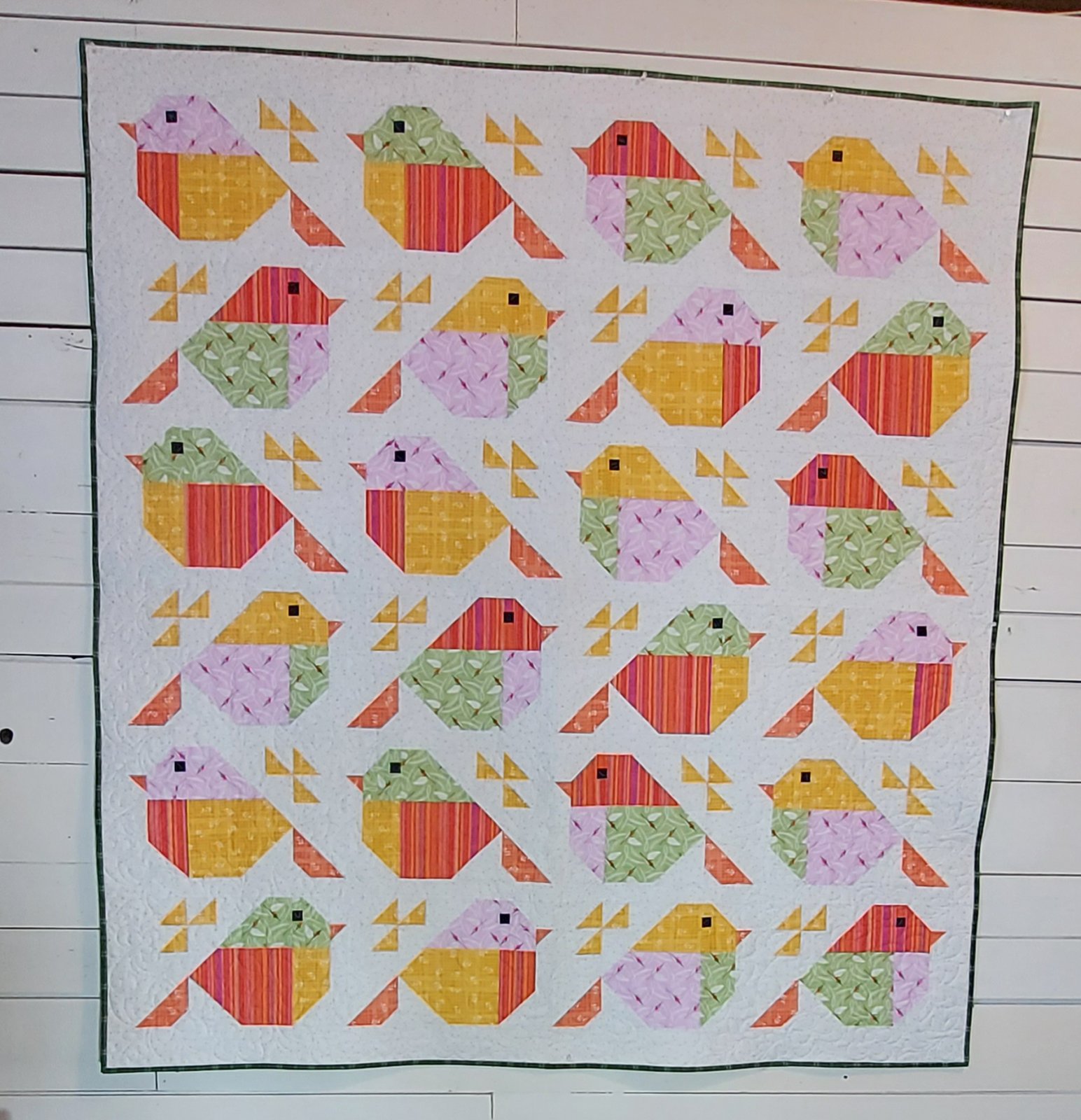 Sparrows Quilt Kit Figo