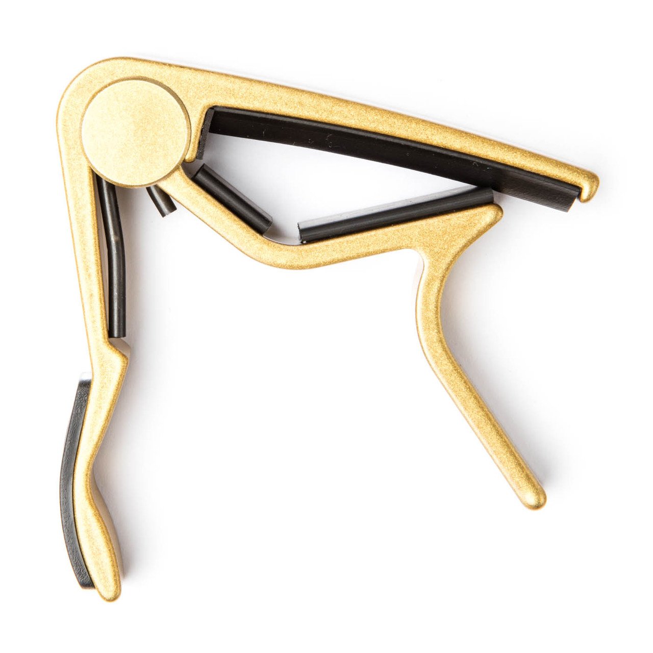 Dunlop 83CG CurvedRadius Acoustic Guitar Trigger Capo, Gold 710137007239