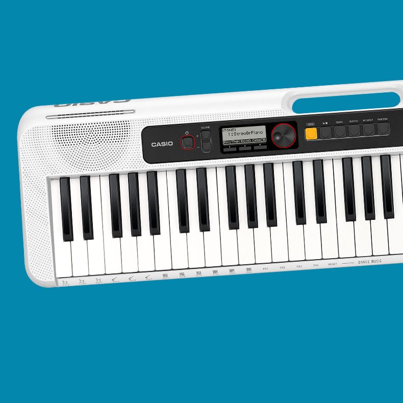 Casio Casiotone CTS200 61Key Portable Digital Keyboard, White