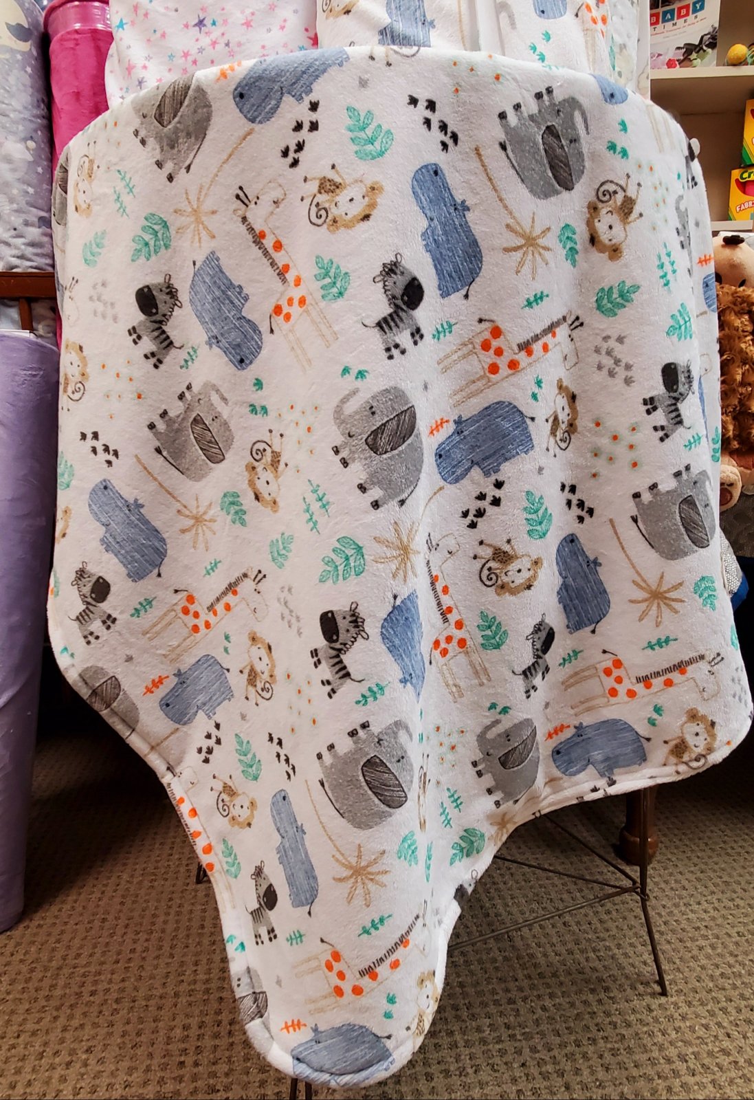 Cuddly Blanket Kit Safari animals