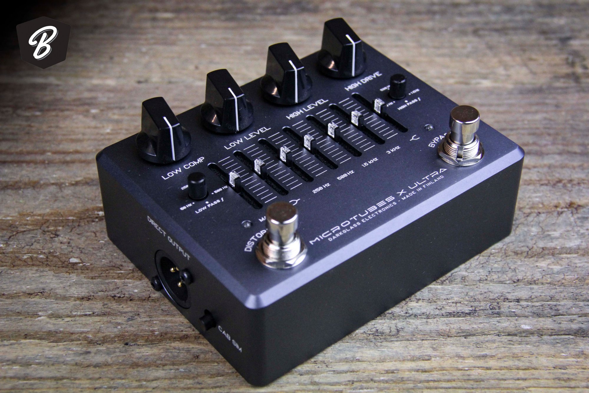 DarkGlass Microtubes X Ultra Multiband Distortion Bass Guitar Pedal 3933788