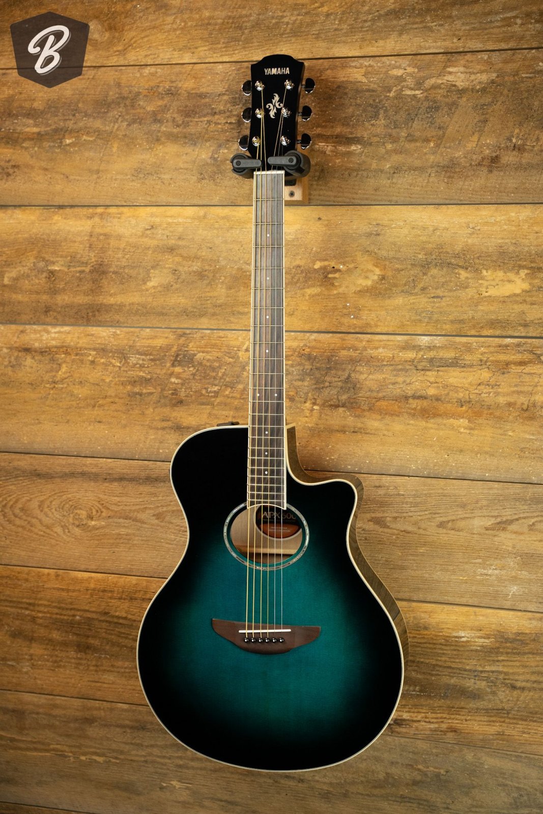 Yamaha APX600 Thinline Acoustic Electric in Oriental Blue Burst