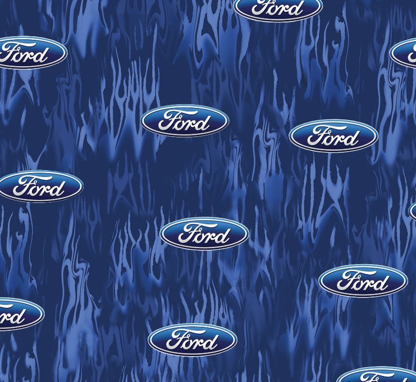 FORD BLUE OVAL LOGO 9934