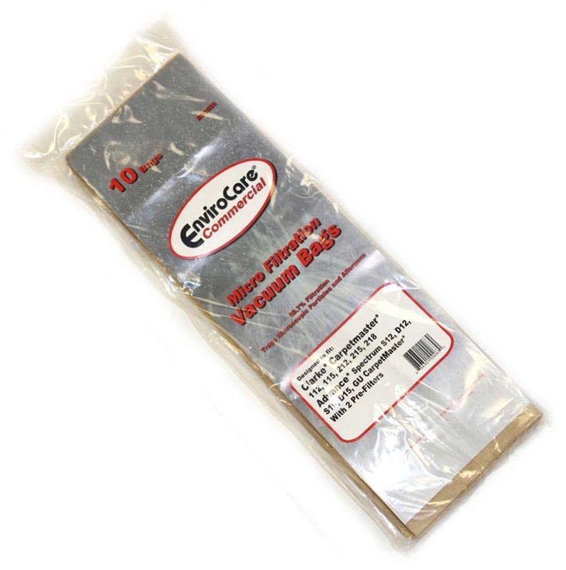 Clarke Carpetmaster Advance Spectrum Bags 836301002630