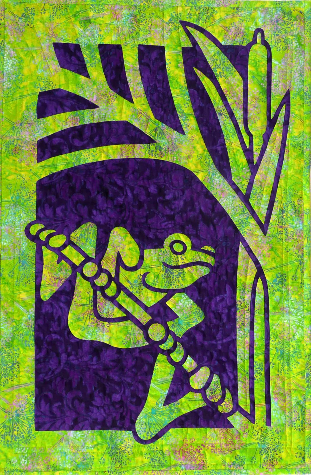 Frog Wall Quilt Pattern by Pacific Rim Quilt Co 824548720844