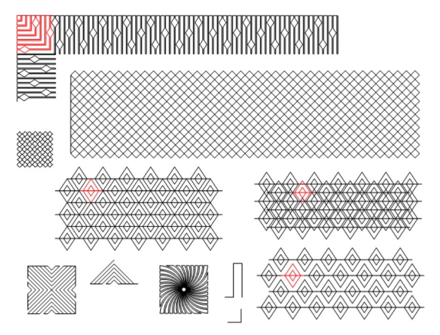 Lines As Designs Pattern Set