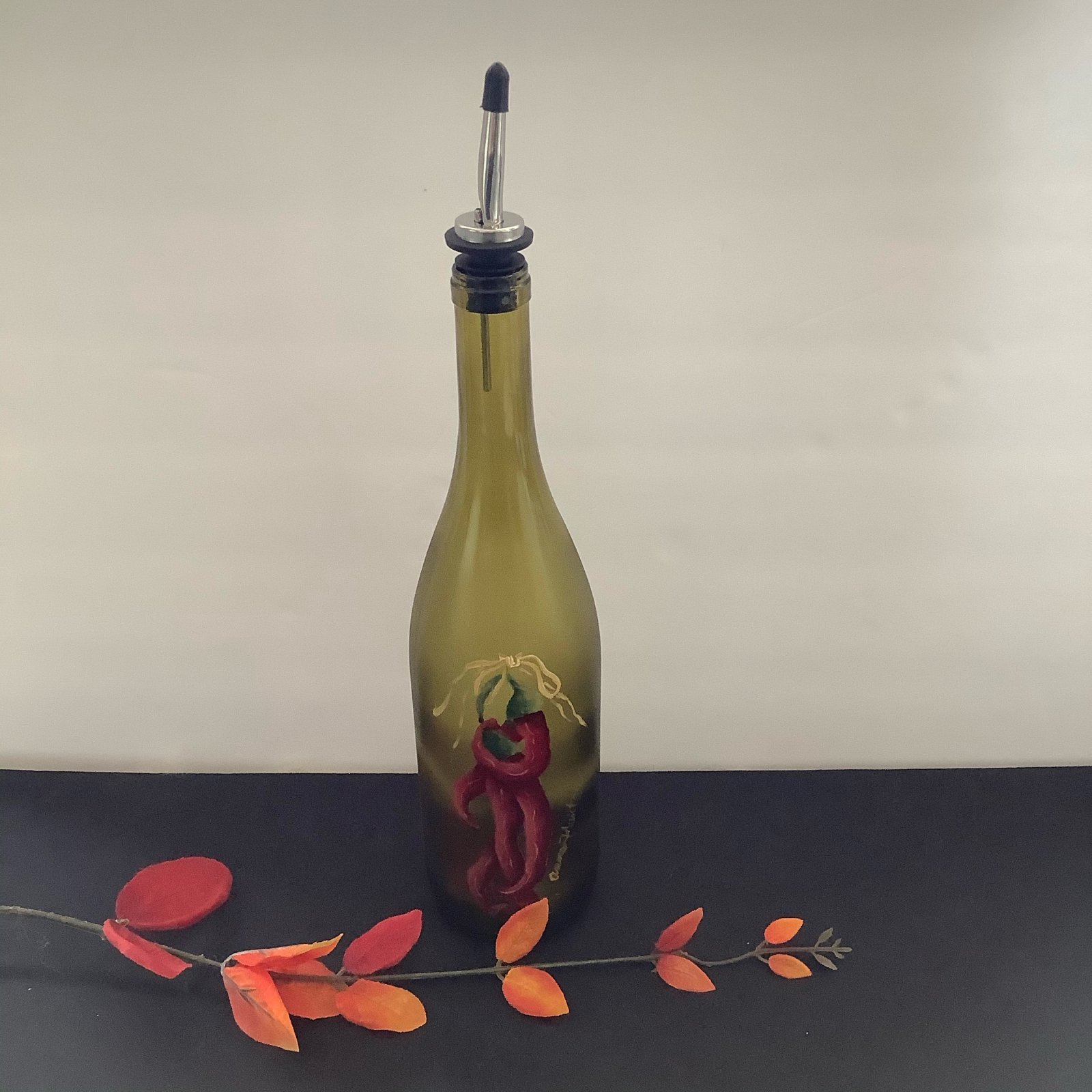 15Oil Bottle Chili Peppers