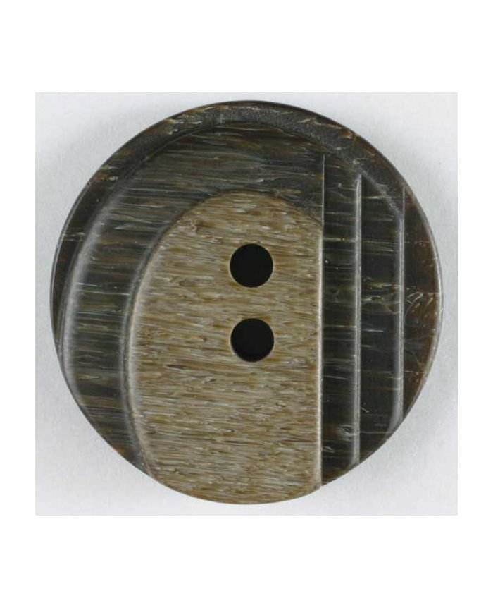 Dark Faux Wood Button / Dill 653632805927