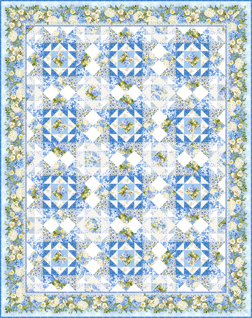 Periwinkle Spring Quilt Shop Kit