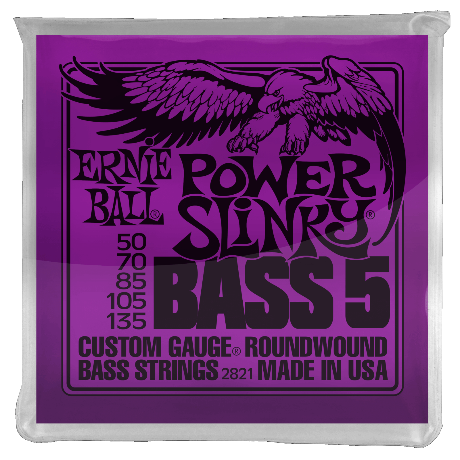 Ernie Ball Power Slinky Bass 5 Strings 50135 749699128212
