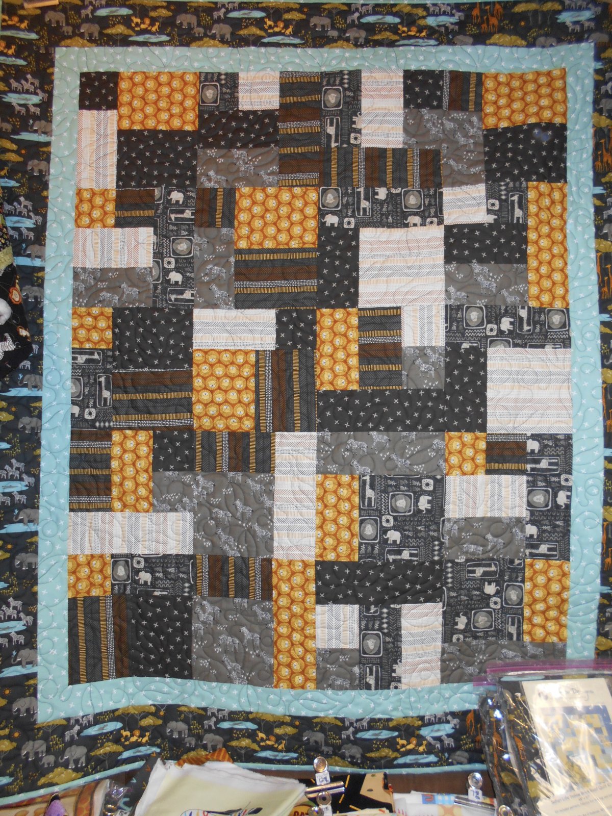 Safari Life Yellow Brick Road Quilt Kit