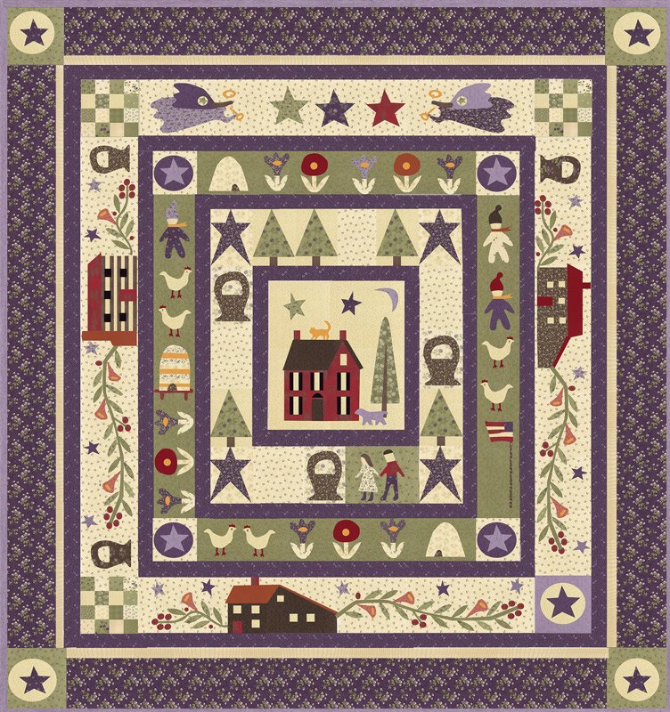 Clover Meadow quilt kit by Jan Patek Quilts for Moda Fabrics KIT2230