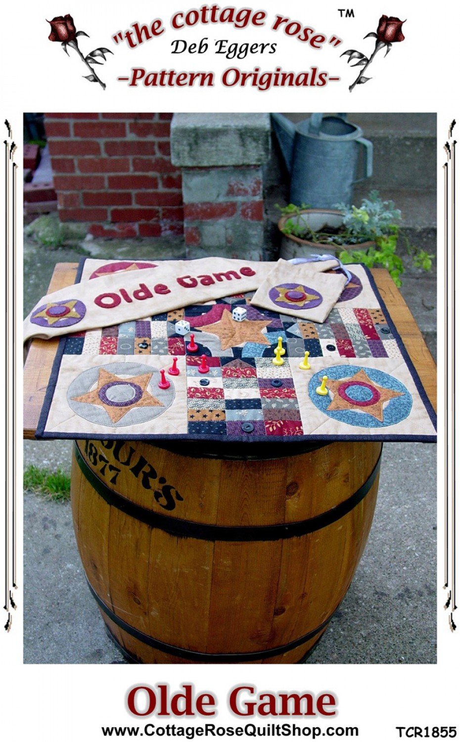 Olde Game quilt pattern by The Cottage Rose TCR1855 053119