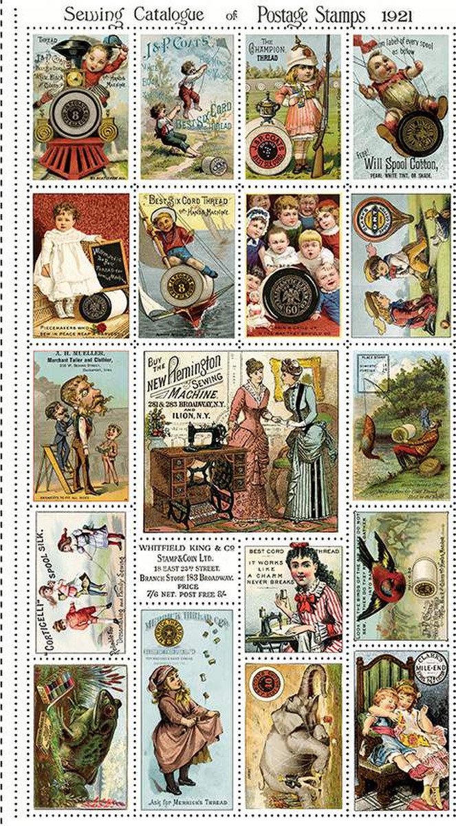 Riley Blake Sew Journal by J. Wecker Frisch PD13882 Panel Thread Post