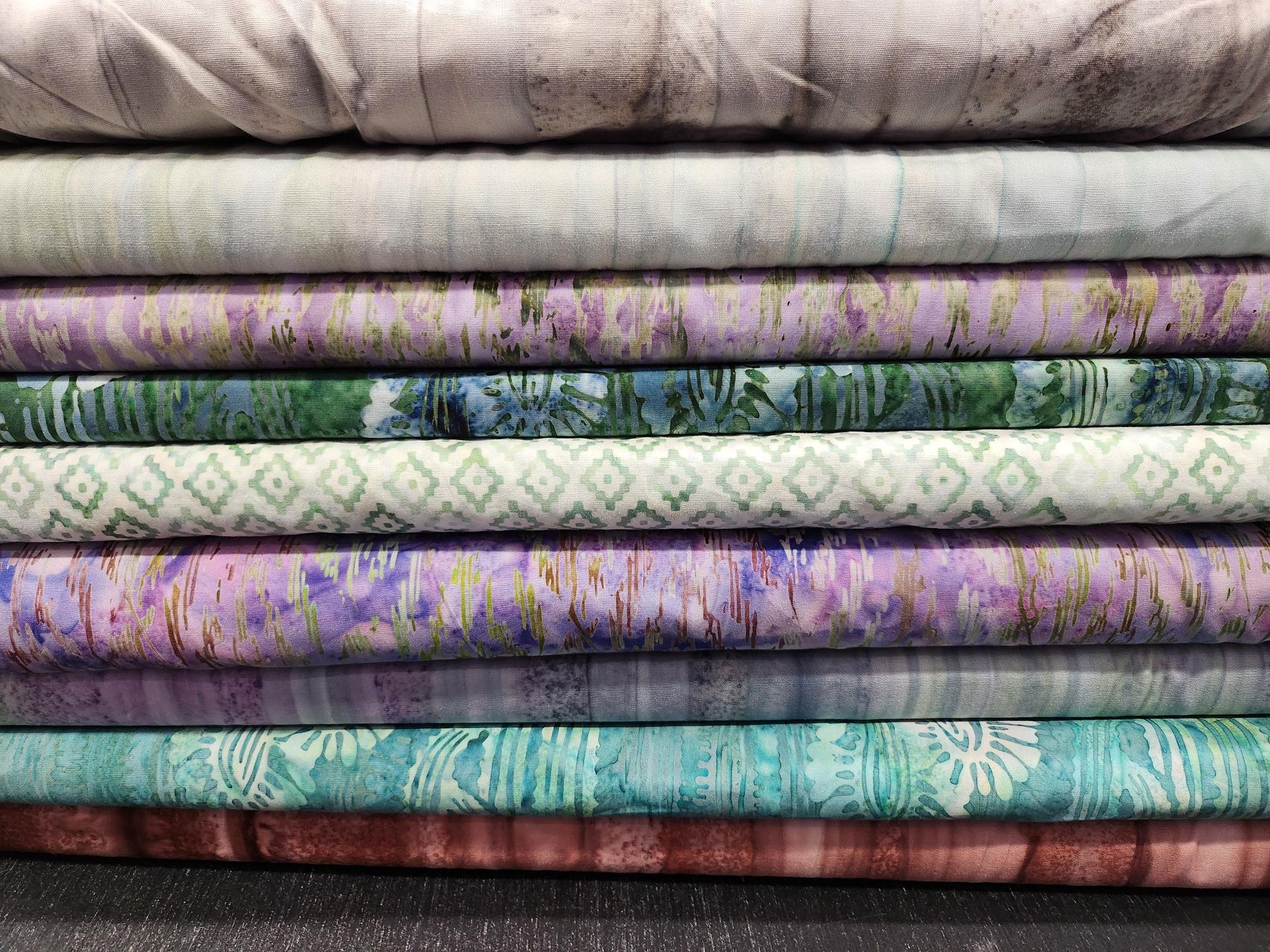 CLEARANCE SALE Hoffman Oasis Batik by McKenna Ryan 9 skus 68.95 set of 9