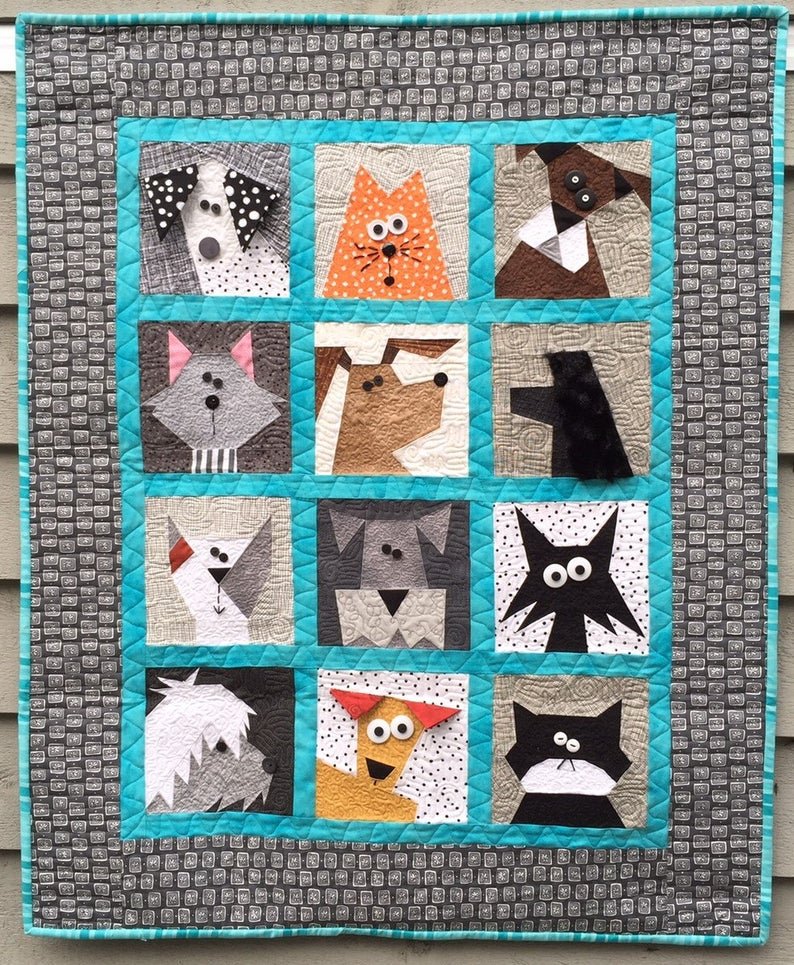 Cats n' Dogs Quilt