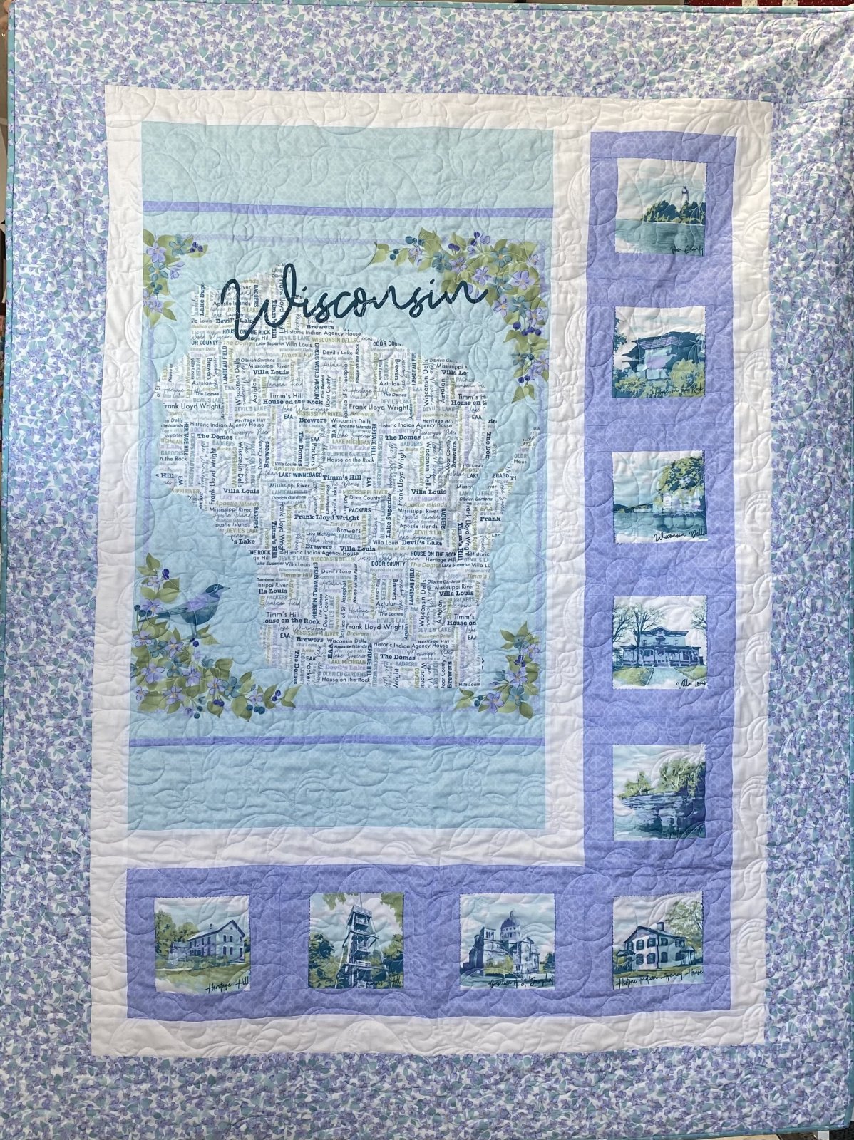 2021 WI Shop Hop Sidelights Quilt