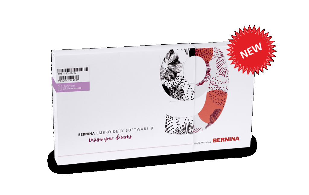 BERNINA Embroidery Software 9 DesignerPlus Upgrade 1057165002