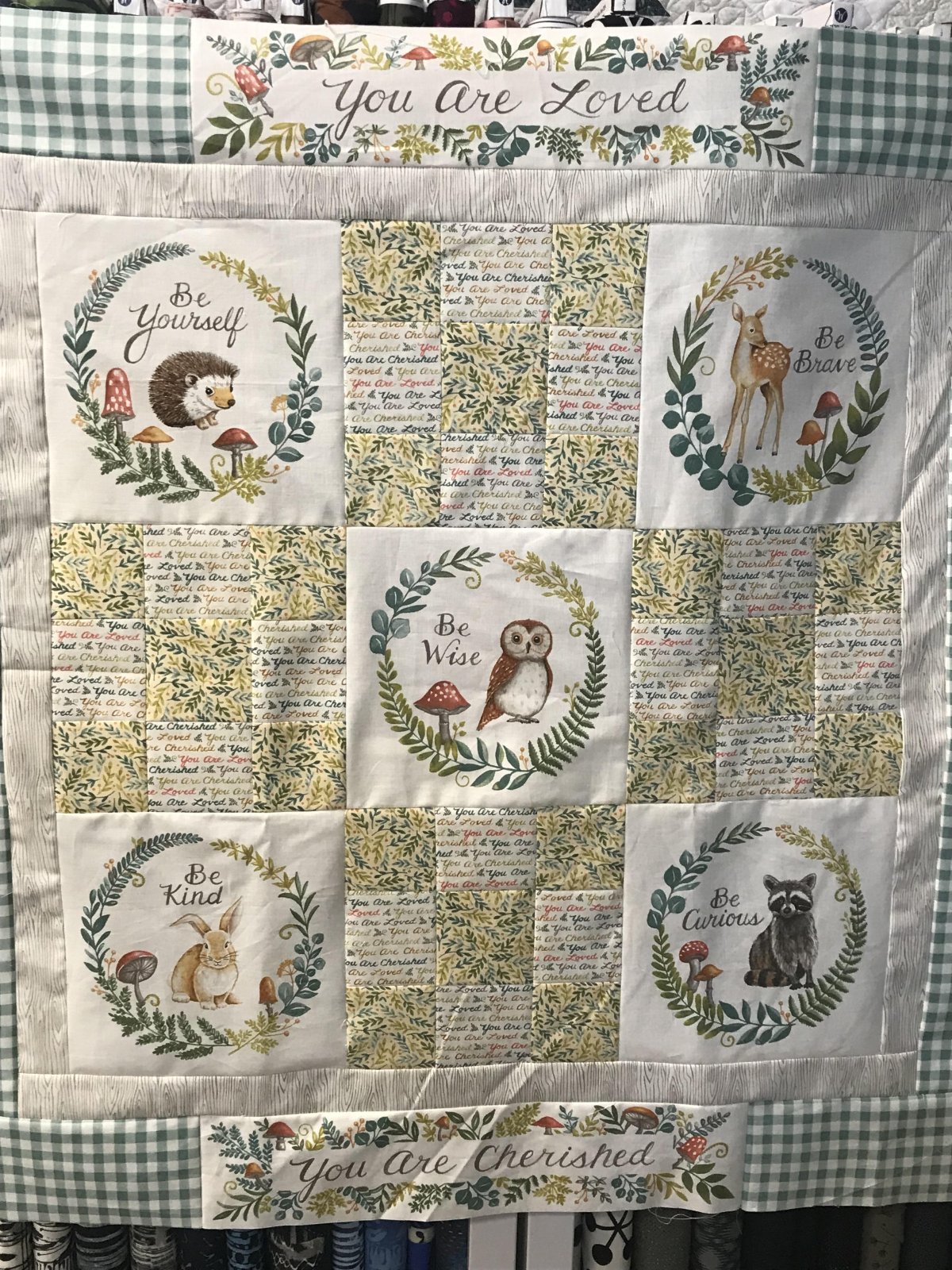 Effie's Woods Baby Quilt