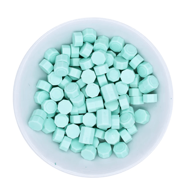 Spellbinders PASTEL AQUA WAX BEADS FROM THE SEALED BY SPELLBINDERS