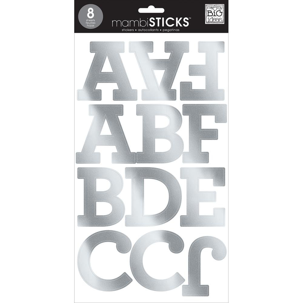 ABC Large StickerAurora Silver 673807992450