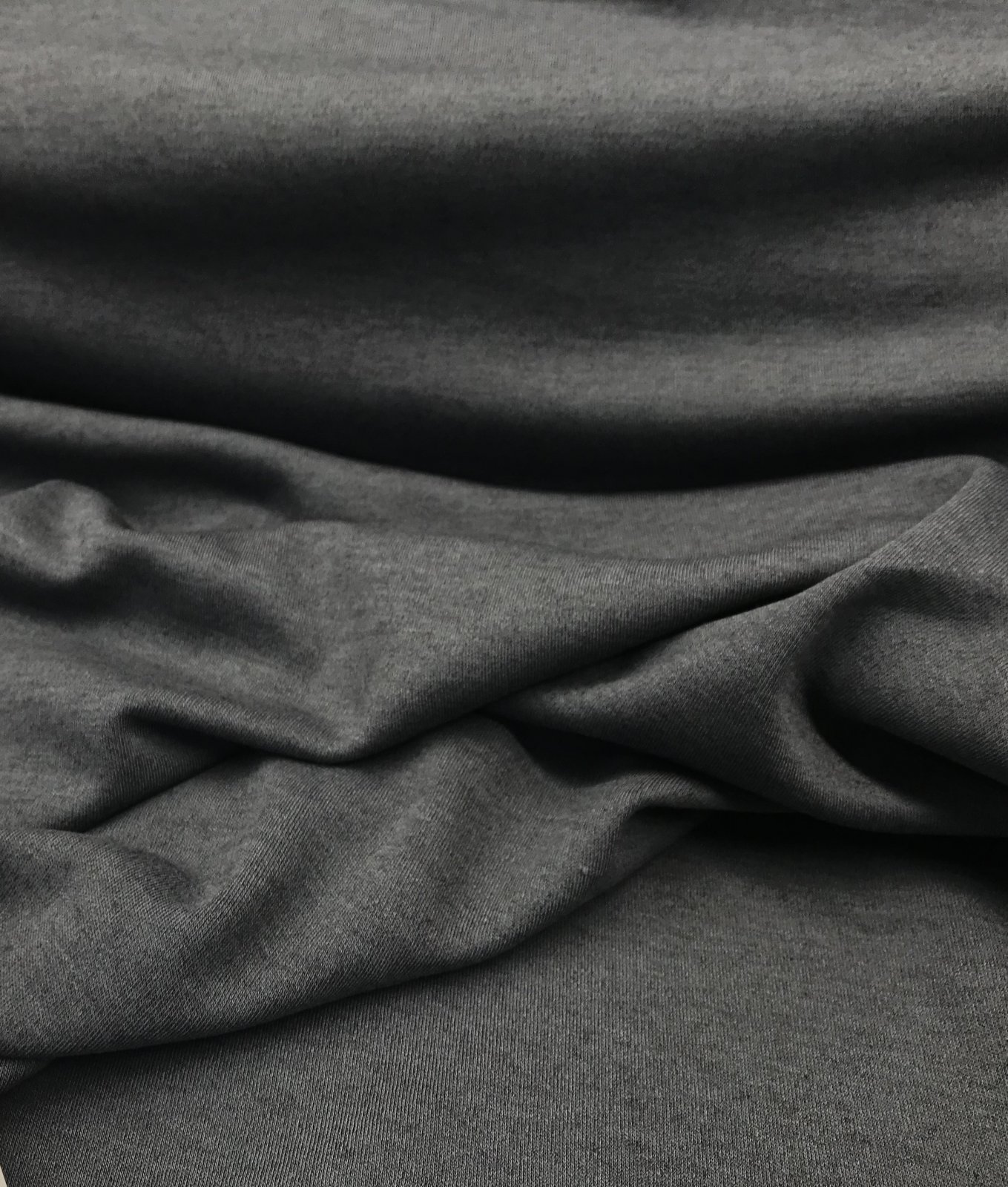 Merino Wool Knit Charcoal Gray