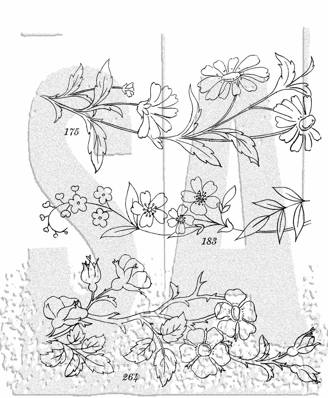 Tim Holtz Embroidery Stamp Set 793888444706