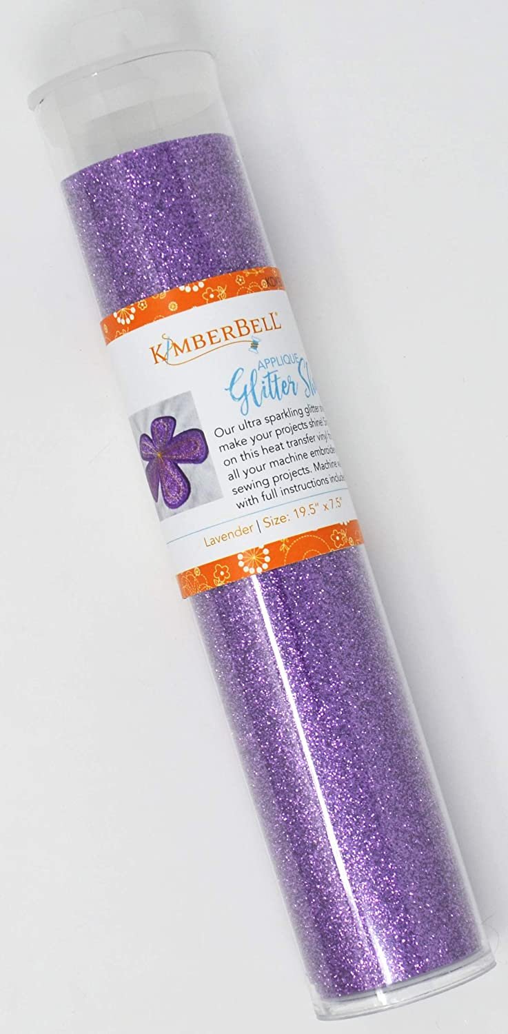 Kimberbell Applique Glitter Sheet Lavender 818514020656
