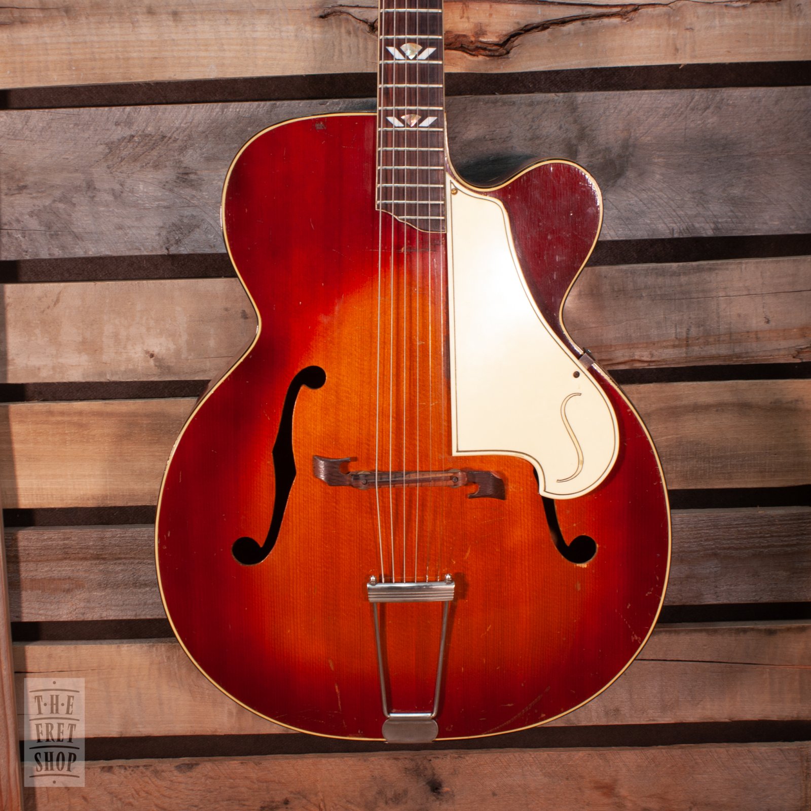 Vintage (1960s) Silvertone Aristocrat L4 Archtop Acoustic Guitar with