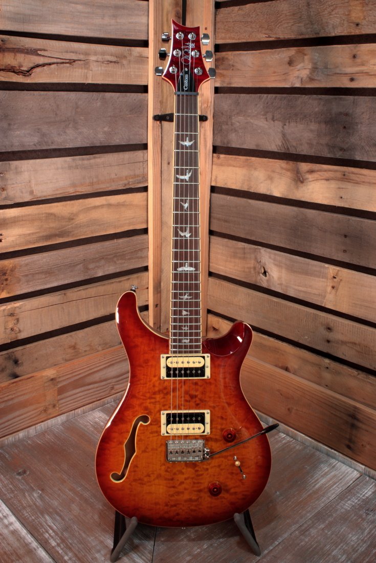Used (2019) PRS SE Custom 22 SemiHollow Electric Guitar with Gigbag