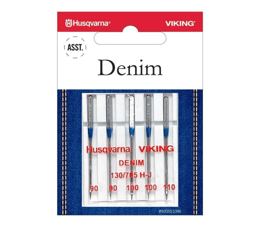 Husqvarna Viking Needles Denim Assortment Pk Size 90/100 5pk