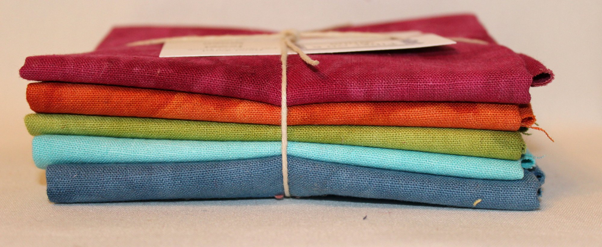 Handdyed Linen/Cotton Blend Fat Quarter Packs